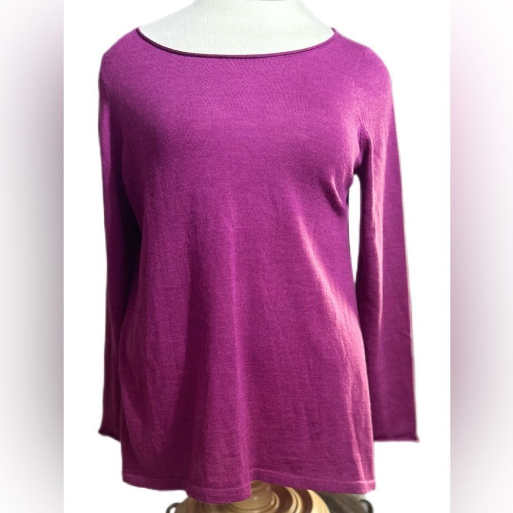 LAST CHANCE UNTIL 12/20/24 - Eileen Fisher Pullover Size L Merino Wool
